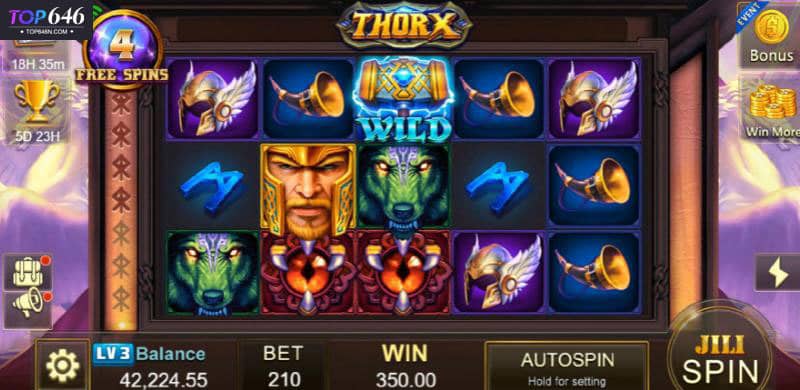 Top646 Thor X Slot Machine Bonus Game